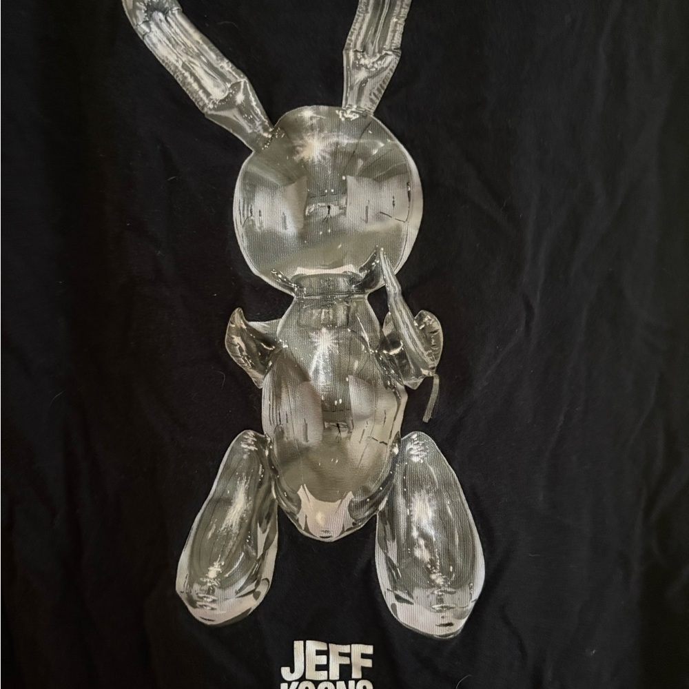 Jeff Koons Silver Rabbit Graphic Tee - Picture 2 of 6